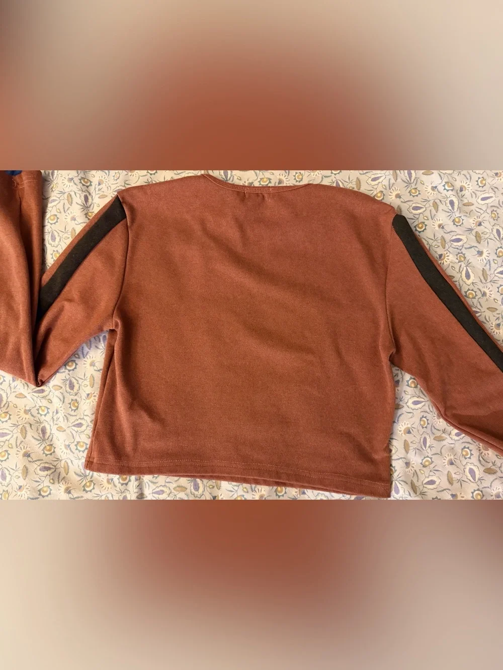 BBJ Los Angeles matching top and pant brown with black stripe size M